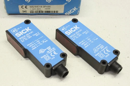 2x SICK WS18-3D430 2031001 Einweg Lichtschranke
