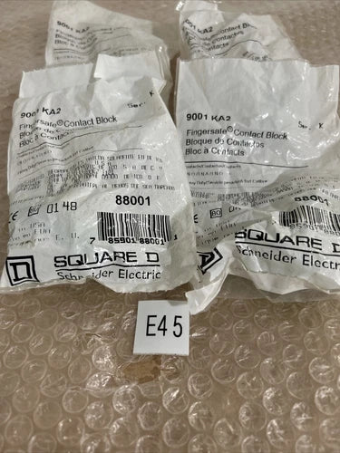 (4) 9001-KA2. SCHNEIDER CONTACT BLOCKS NEW IN SEALED BAGS +WARRANTY