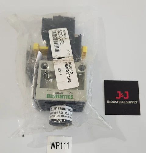 *BRAND NEW* Numatics S22C-04BE Slow Start Solenoid Valve S32-44A + Warranty!