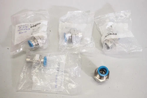 5x FESTO 190657 steckverschraubung QSSF-1/2-16-B OVP