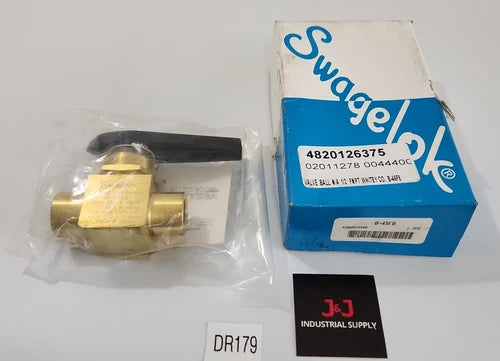 *BRAND NEW SEALED* Swagelok B-45F8 Brass Valve 1/2'' 2500Psi 172Bar + Warranty!