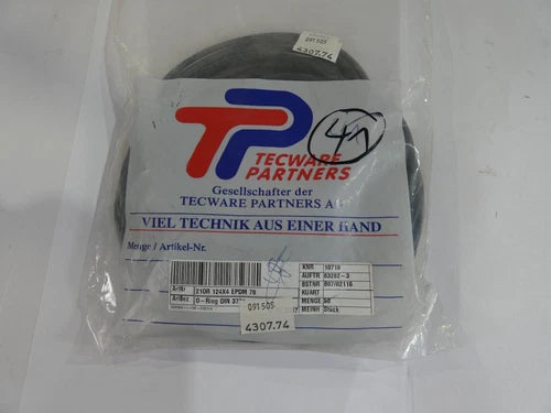 40 St¨¹ck | Tecware Partners | O-Ringe 124 x 4 EPDM 70