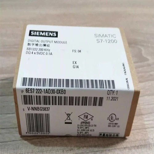 New Siemens 6ES7222-1AD30-0XB0 S7-1200 Digital Output SB 1222 6ES7222-1AD30-0XB0