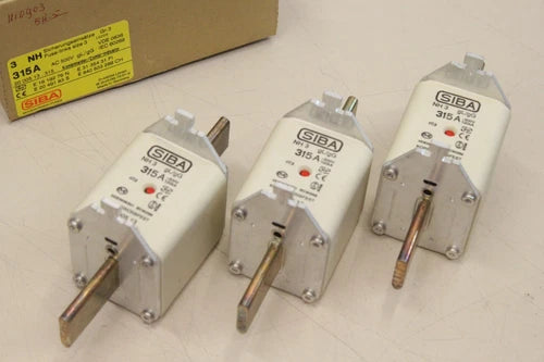 3x SIBA NH3 315A 500V 2000513.315 NH Sicherungseinsatz 2000513315 NEU