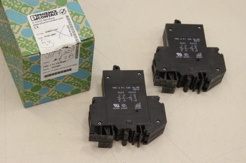 2x PHOENIX CONTACT 0914905 TMC 2 F1 120  Schutzschalter OVP