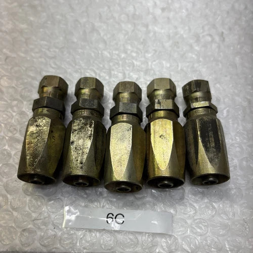 ** New Parker Hydraulic Connector Fitting BL06  QYT Of 5 Fast Shipping #