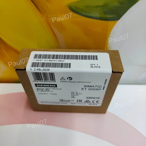New Siemens 6ES7131-6BH01-0BA0 ET 200SP Digital Input Module 6ES7 131-6BH01-0BA0