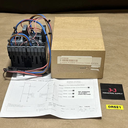 NEW OPEN BOX- Siemens Laser Controller Power Contactor Assembly 3RT2016-2BB42