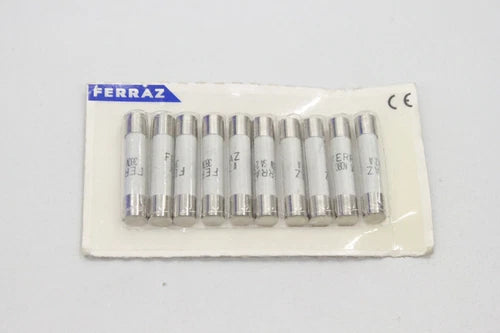 10x FERRAZ SHAWMUT Zylindersicherung 2A 380V SA 6x32 M078993P OVP