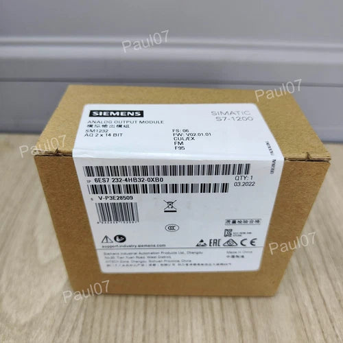 New Siemens Analog Output SM 1232 6ES7 232-4HB32-0XB0 S7-1200 6ES7232-4HB32-0XB0