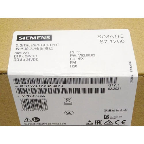 New Siemens 6ES7223-1BH32-0XB0 S7-1200 Digital I/O SM 1223 6ES7 223-1BH32-0XB0