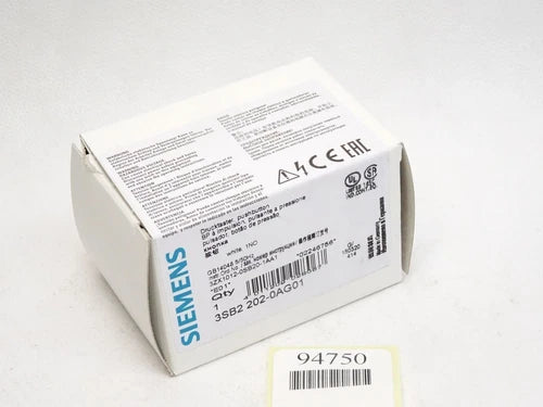 Siemens Drucktaster wei? 3SB2202-0AG01 (3SB2404-0B + 3SB2908-0AA) / Neu OVP