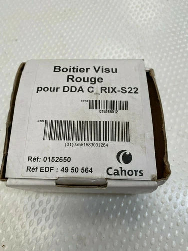 1 x pc CAHORS Boitier Visu Rouge DDA C_RIX-S22 0152650
