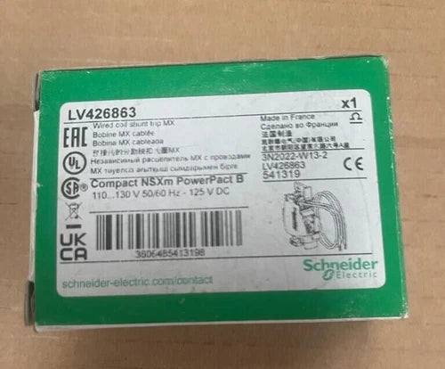 Schneider Electric Compact NSXm PowerPact B LV426863 Wired Coil Shunt Trip Mx