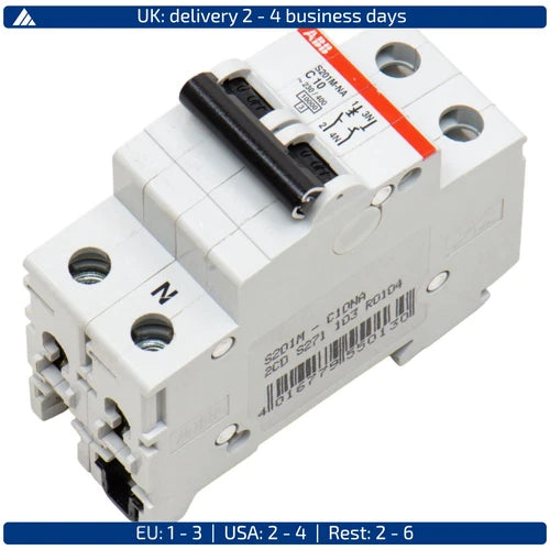 ABB S201M-C10NA 2CDS271103R0104, Miniature circuit breaker, S201M-C10NA ........