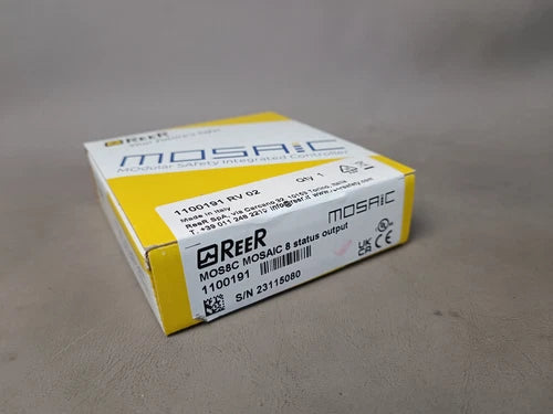 Reer MOS8C Mosaic 8 status output 1100191 NEU OVP