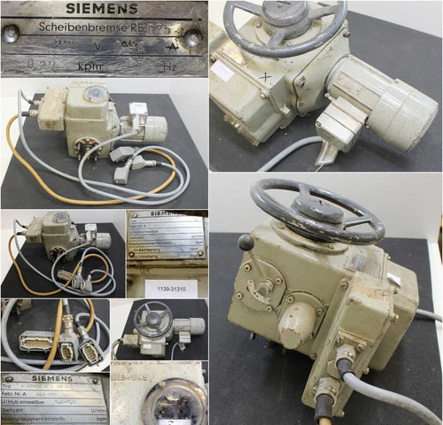 Siemens Rotary Drive r AN-EC 6 D10 - Disc Brake RB25 - U/Stroke 5.6 - 7.8