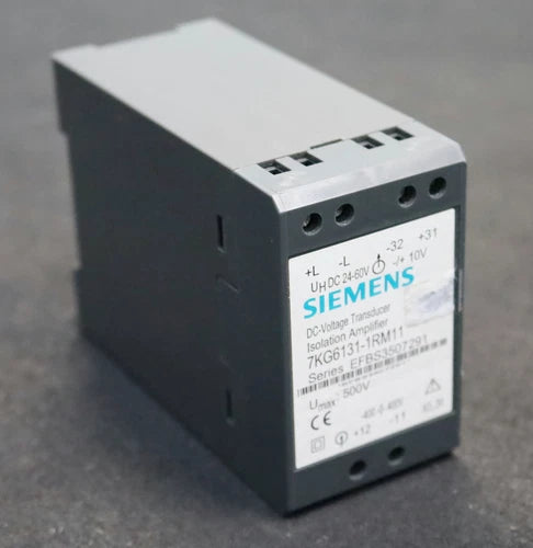 Siemens Voltage Converter Voltage Transducer 7KG6131-1RM11 Series EFBS3507291