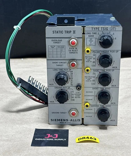 NEW TESTED- Siemens-Allis Static Trip II Type TSIG (3T) || FAST SHIPPED+WARRANTY