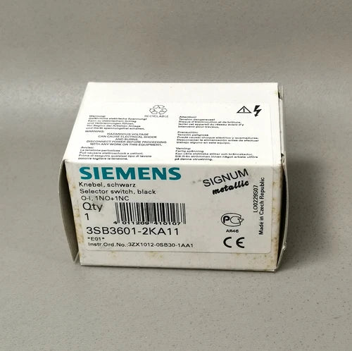 Siemens 3SB3 601-2KA11 NEU OVP