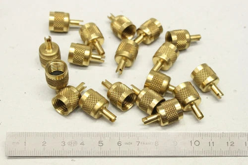 20x   Ventilkappen Service access Kappe Mutter Serviceventil