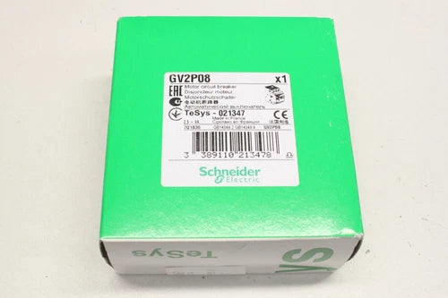 SCHNEIDER ELECTRIC 3p 2,5-4A Drehantrieb Motorschutzschalter GV2P08 OVP