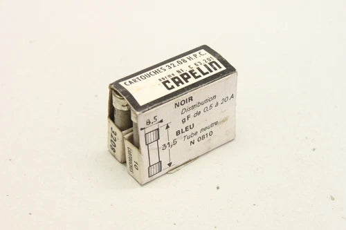 10x Capelin 0810 4A 380V 0810 31.5x8.5 Fuse 0810 Original Packaging