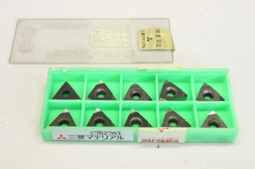 10x 三菱 C7527A3 Wendeschneidplatten Gewindeschneidplatte C7527A3 OVP
