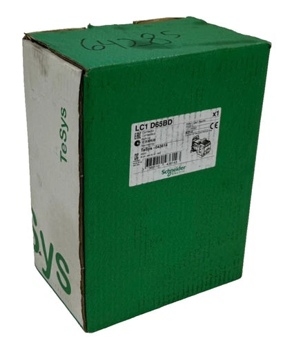 NEW SCHNEIDER ELECTRIC LC1-D65BD CONTACTOR 24VDC LC1D65BD