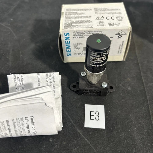 SIEMENS 3RK1901-1MX00 EXTENSION PLUG W/ 3RX9801-0AA00 FAST SHIPPING! + WARRANTY