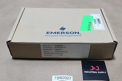 *BRAND NEW* Emerson KJ2005X1-BA1 Rev F DeltaV MX Controller VE3007 + Warranty!