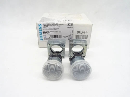 Siemens 2 St¨¹ck 3SB3501-6BA70 / 3SB3 501-6BA70 Leuchtmelder Klar NEU-OVP