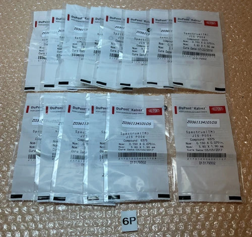 (14) NEW SEALED- DuPont Kalrez Spectrum JIS P004 Compound: 6375 3.8mmX1.9mm ????