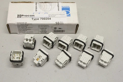 10x PROCON 700204 A4 20-16AWG Stecker Buchseneinsatz Stifteinsatz 4015609025503