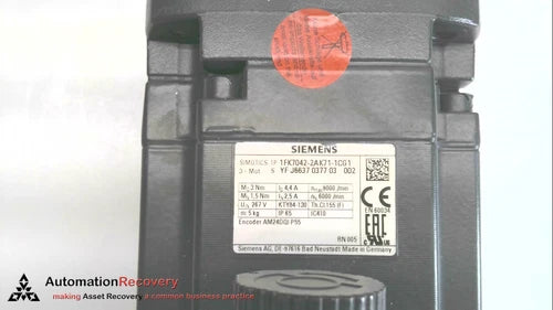 SIEMENS 1FK7042-2AK71-1CG1, PERMANENT-MAGNET SYNCHRONOUS MOTOR, NEW* #280981