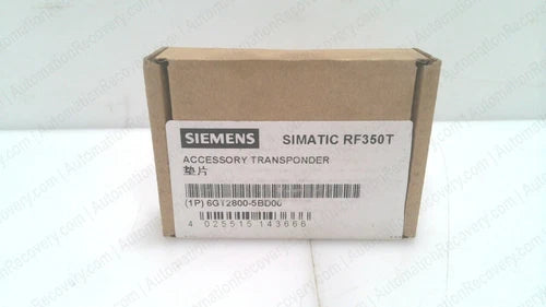 SIEMENS 6GT2800-5BD00, SIMATIC RF300 TRANSPONDER RF350T, NEW #334833