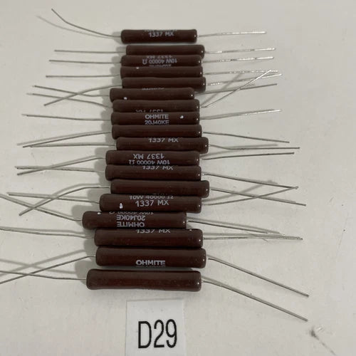 (18) Ohmite 20J40KE Wirewound Power Resistor, Fast Shipping!~Warranty~