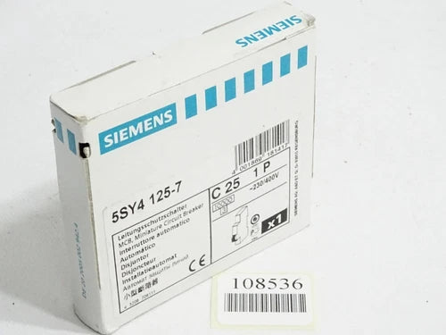 Siemens Leitungsschutzschalter 5SY4125-7 / Neu OVP