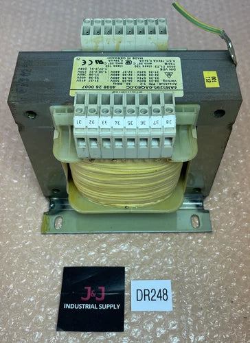 Siemens 4AM5295-0AQ60-0C 208-600V Multi Tap AC Primary 115/230V Sec Transformer