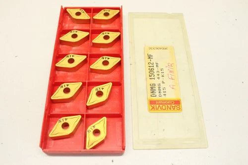 10x SANDVIK DNMG 150612-MF 415 P-K15 Wendeschneidplatten 9N0496936 OVP