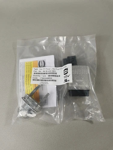 Harting Han PP Power L Met Plug NEU OVP