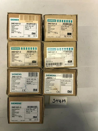Siemens Sitor 3NE1021-0 NH00 100A 690 V Sicherungseinsatz