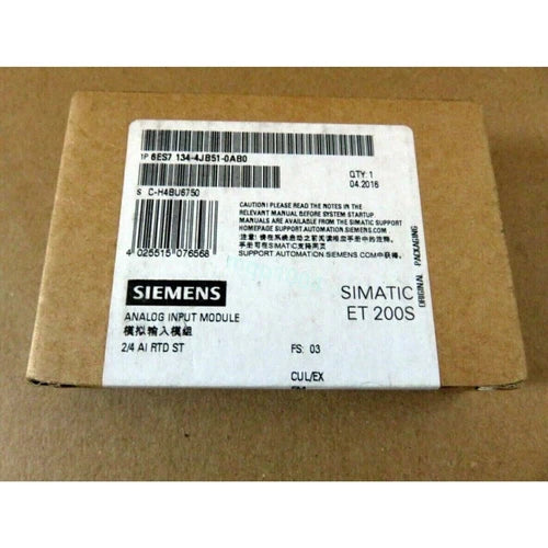 New Siemens 6ES7134-4JB51-0AB0 Electronics module for ET200S 6ES7 134-4JB51-0AB0