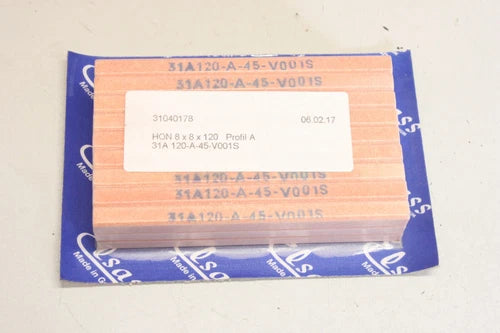 27x ELSASS 31A 120-A-45-V001S 8x8x120 Schleifleisten Honsteine 31040178 OVP