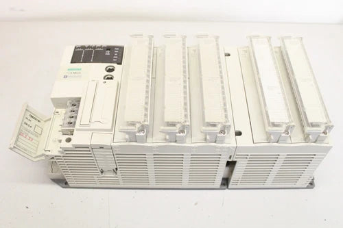 Schneider Modicon TSX Micro TSXRKZ02 + TSXDEZ32D2  CPU TSXDMZ28DR TSXDSZ3