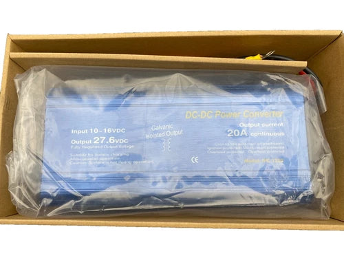 1pc x DC DC POWER CONVERTER IPC-1220 20A 10-16VDC TO 27.6VDC