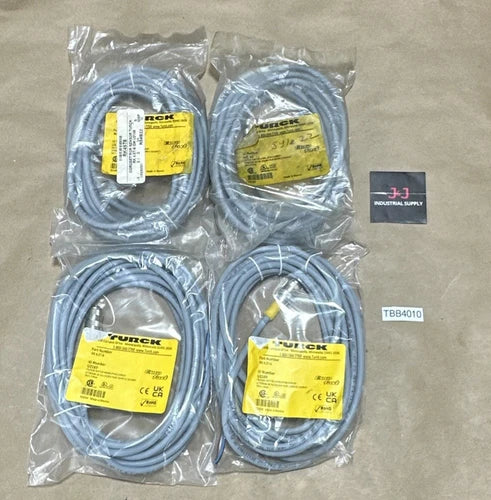 (4) NEW SEALED- Turck Euro Fast RK 4.5T-6 Sensor Cables U2189 || FAST SHIPPED!