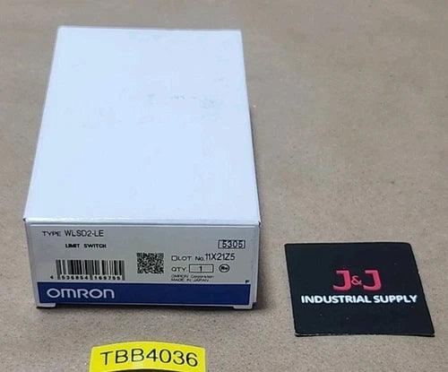 *BRAND NEW SURPLUS* Omron WLSD2-LE Limit Switch 250Vac 2A N.O. N.C. + Warranty!