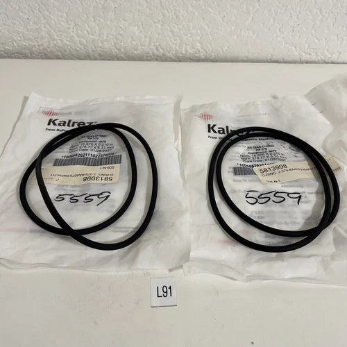 (4) KALREZ AS-568A K#379 O-RINGS NEW OPEN BAG FAST SHIPPING!