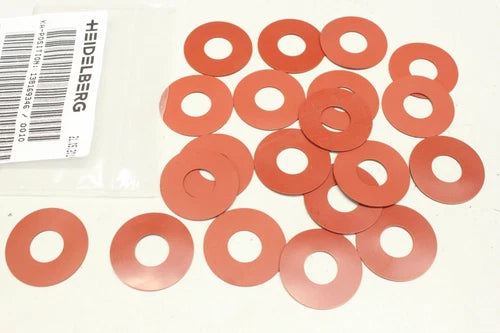 20x HEIDELBERG 32 x 13 x 0,8  Gummisaugscheiben Rubber Disc 66.028.406 OVP